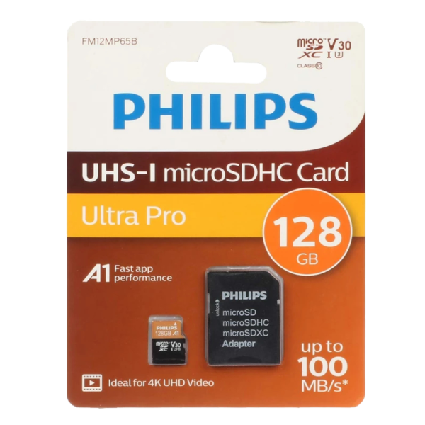 microSDHC philips Ultra pro 128 GB