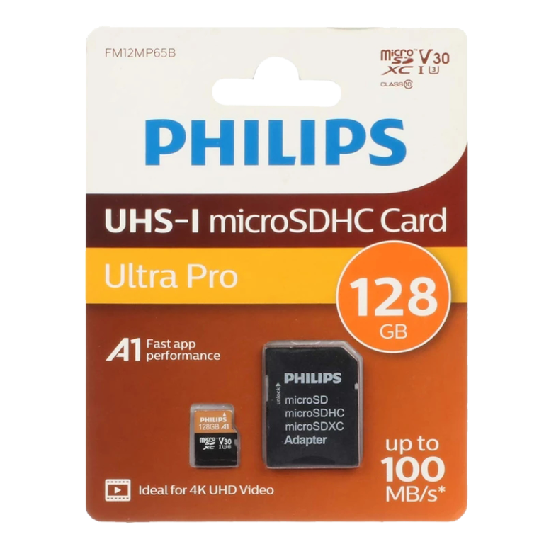 microSDHC philips Ultra pro 128 GB